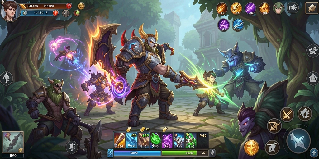 Tampilan gameplay ARPG yang memukau dan penuh aksi.