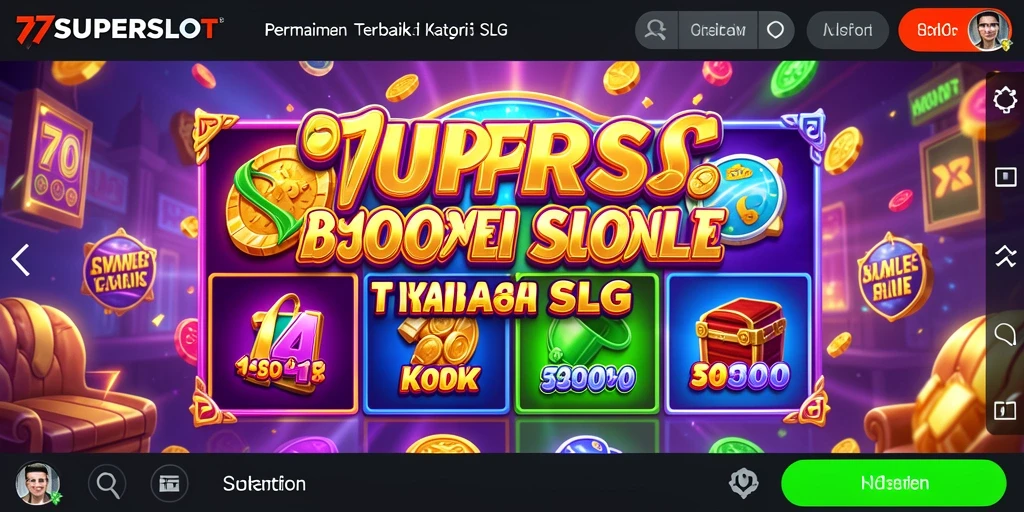 Tampilan menarik dari gameplay <strong>77SUPERSLOT</strong> yang penuh warna.