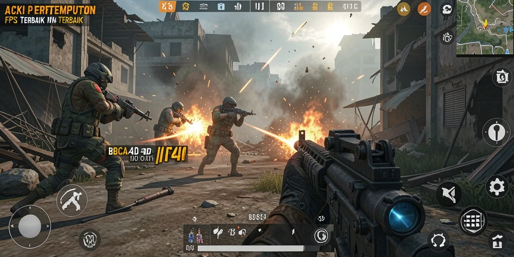 Tampilan menarik dari gameplay mendebarkan di BBCA4D.