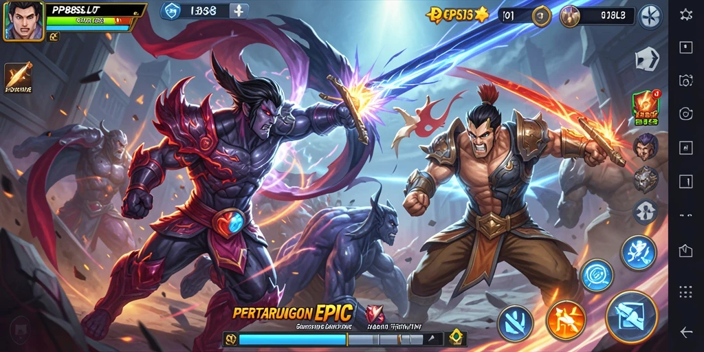 Tampilan screenshot dari gameplay Fighting yang mendebarkan di PP88SLOT.